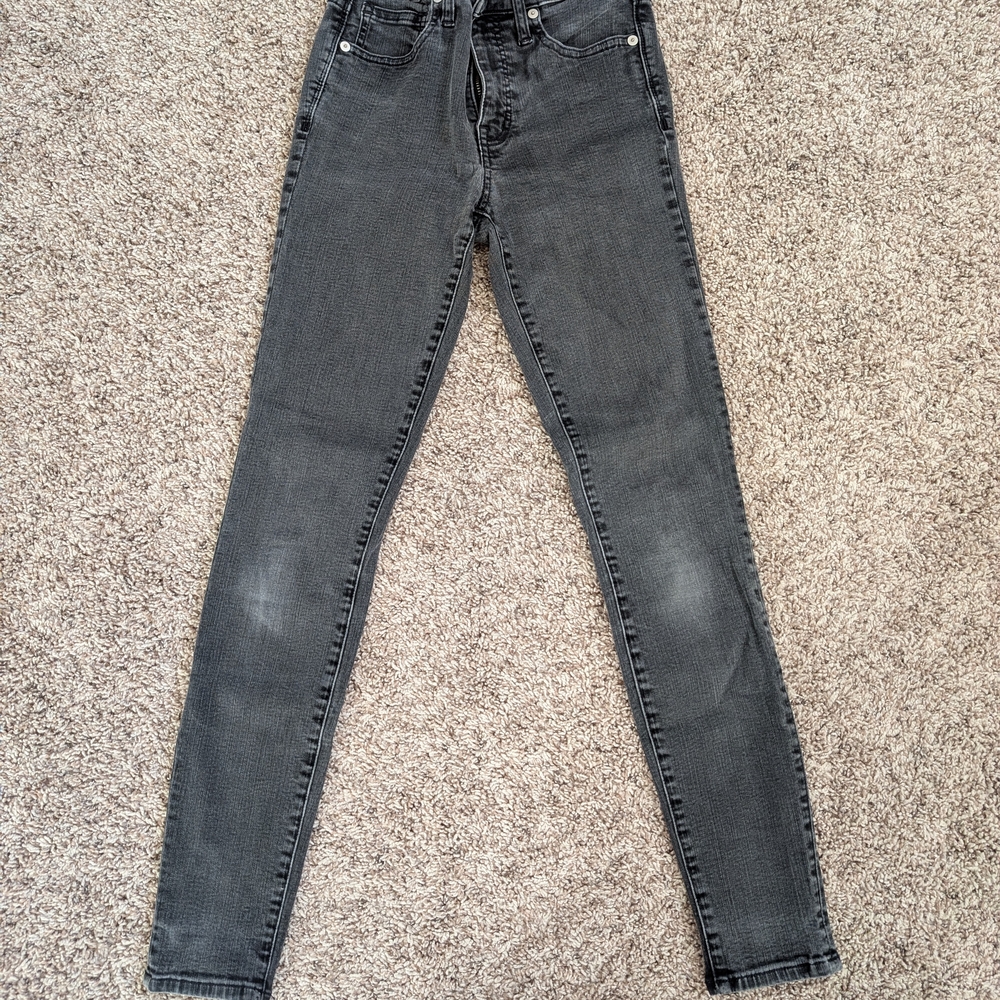 Madewell Women's Charcoal Skinny Jeans
